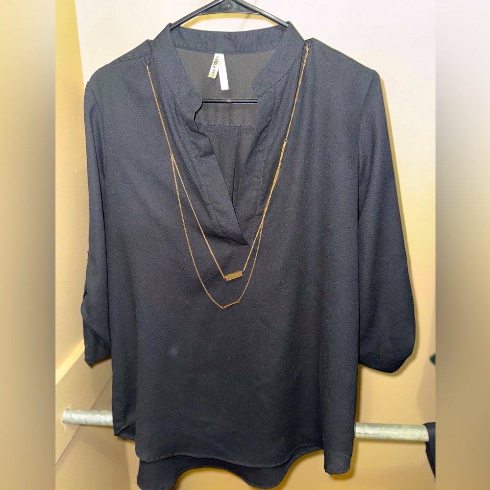 Live 4 Truth- LARGE shirt with attached necklace.